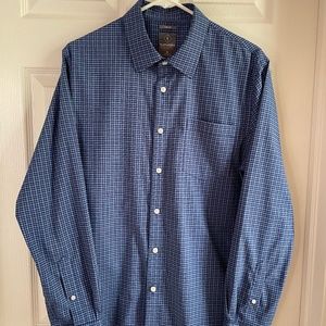 Bluffworks Meridian -  Deep Blue Mini-Check - M